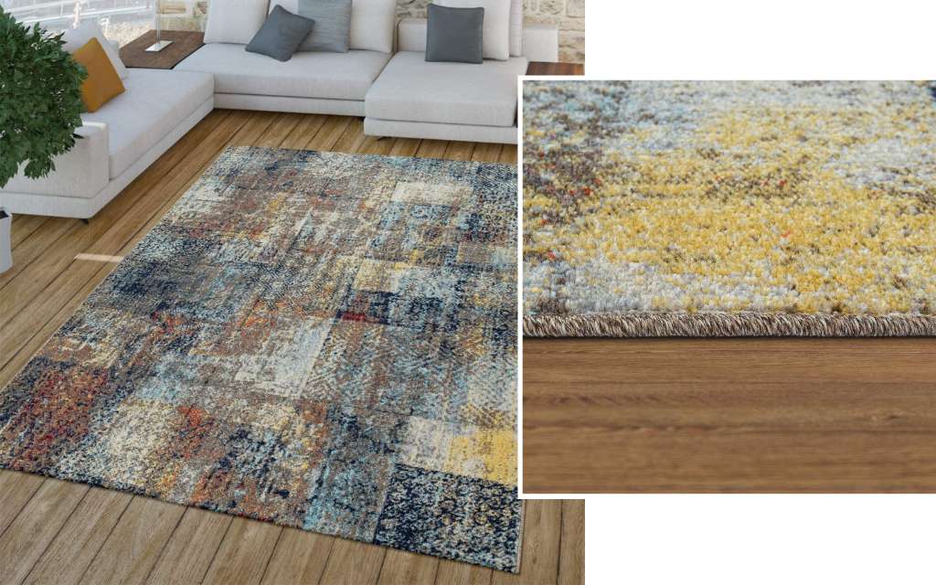 alfombra rustica industrial